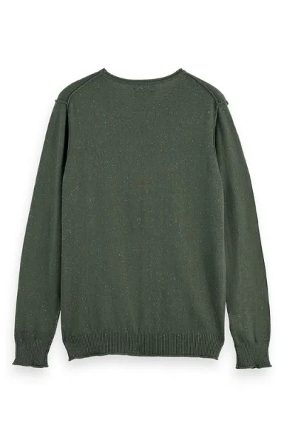 Scotch & Soda Neps Regular Fit Sweater In Green