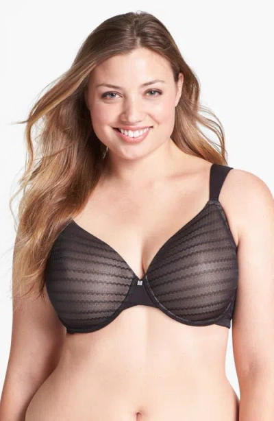 Natori N  'conceal' Full Figure Underwire T-shirt Bra In Black