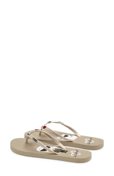 Karl Lagerfeld Paris Zemi Flip Flop Sandal In Multi