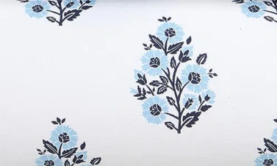 Artisan 34 Floral 300 Thread Count Cotton Sateen Sheet Set In White