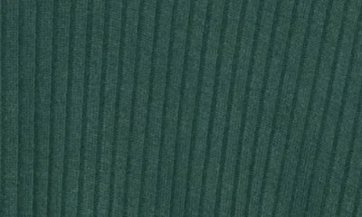 Go Couture Asymmetric Tunic Sweater In Green