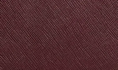 Michael Michael Kors 'jet Set' Leather Travel Wallet In Burgundy