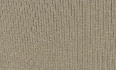 Wishlist Ribbed Short Sleeve Knit Top In Green