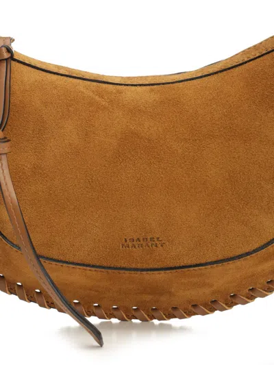 Isabel Marant Oskan Moon-gz Crossbody Bags Brown In Brown
