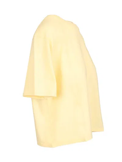 Lisa Yang Rubie T-shirt Tops Yellow In Yellow