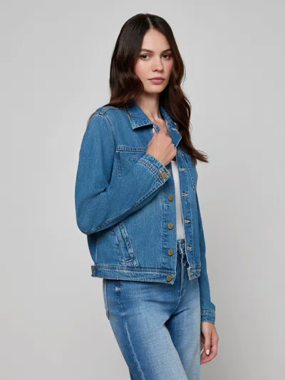 L'agence Celine Jean Jacket In Blue