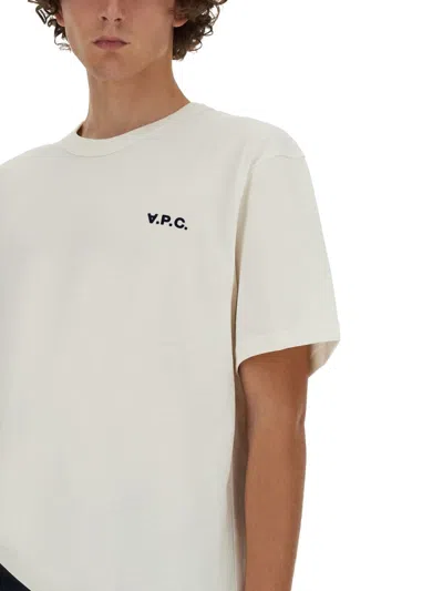 Apc A.p.c. Boxy Cotton Crew-neck T-shirt In Neutral