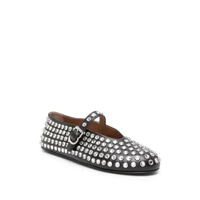 Alaïa Women Ballerinas In Black