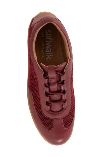 Softwalk Darby Slipon Sneaker In Red