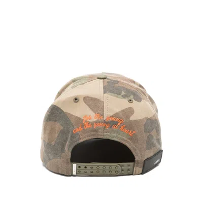 Amiri Ma Outline Camo Snapback Ball Cap In Multi