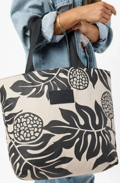 Aloha Collection Day Tripper Holomua Water Resistant Tyvek® Tote In Pink