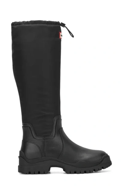 Hunter Wendy Rain Boot In Black