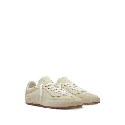 Axel Arigato Daze Runner Beige Sneaker With Logo On The Tongue And Grooved Sole In Suede Man In Multi