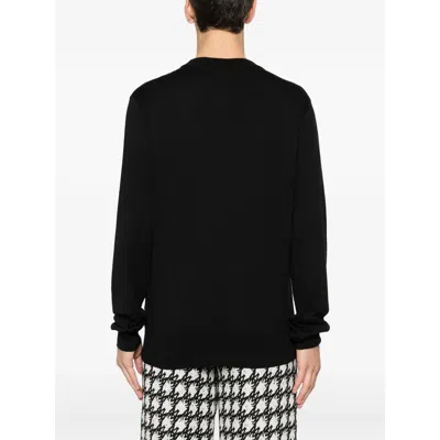 Balmain Logo-detail Long-sleeve T-shirt In Black