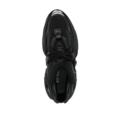 Balmain Men Unicorn Sneakers In Black