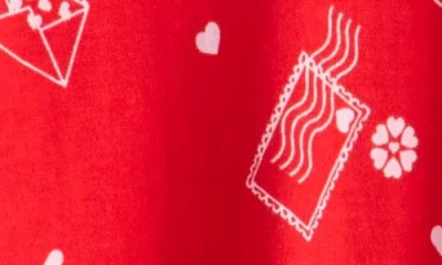 Nordstrom Kids' Print Fitted Cotton Two-piece Pajama Set