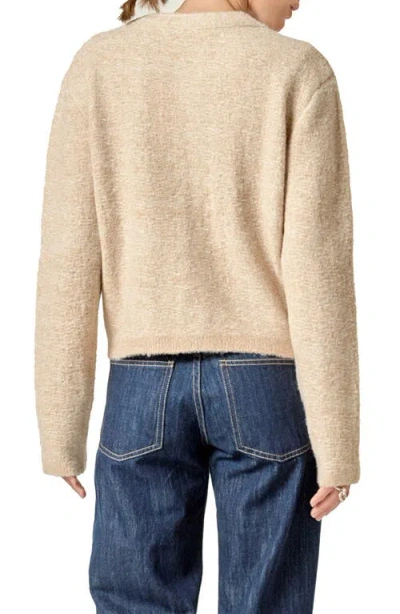 English Factory Textured Cardigan In Neutral