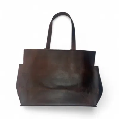 Leatherco. Women's Brown Leather Tote Bag In Brown