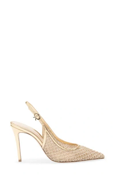 Gianvito Rossi Pointy Toe Slingback Sandal In Brown