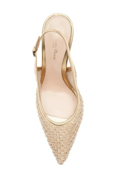 Gianvito Rossi Pointy Toe Slingback Sandal In Brown