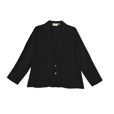 Reistor Women's Hemp Three Piece Set In Black In Black