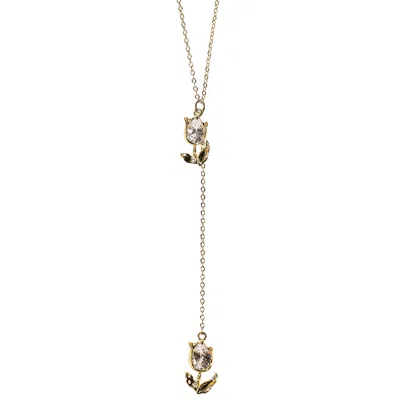 Studio Baloge Women's Gold Jardin Lariat Necklace In Gold