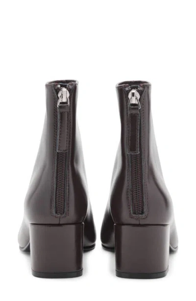 Mango Claro Ankle Boot In Brown