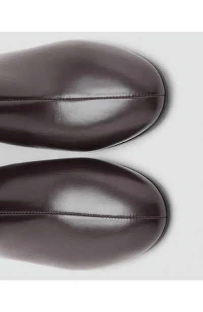 Mango Claro Ankle Boot In Brown