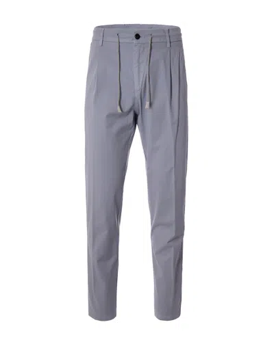 Eleventy Pantalone Jogger Azzurro In Gray