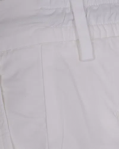 Eleventy Casual Pants With Belt Loops In White