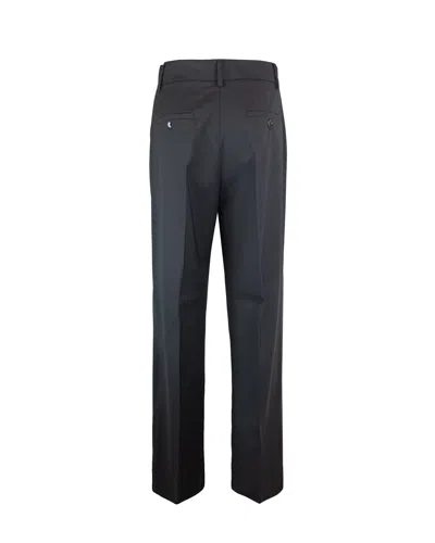 Weekend Max Mara Black Visual Trousers In Gray