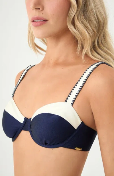 Boamar Beth Bikini Top In Blue