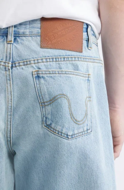 Icecream Fader Vanilla Fit Relaxed Wide Leg Jeans In Blue