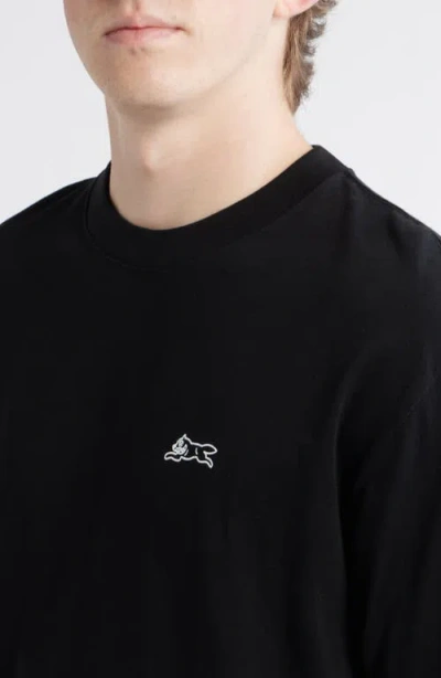Icecream Outline Graphic Oversize T-shirt In Black
