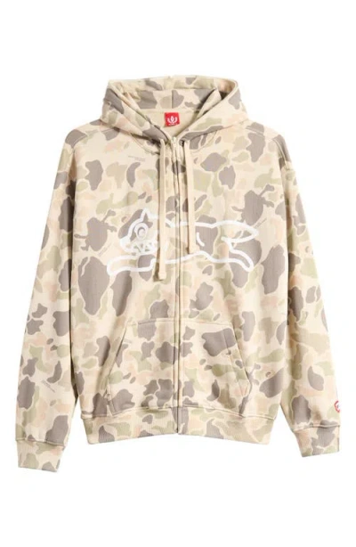 Icecream Duck Cotton Zip Hoodie In Multi