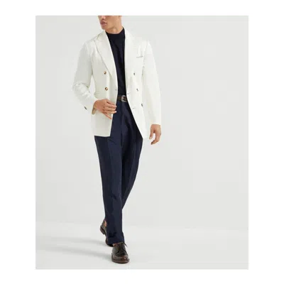 Brunello Cucinelli Blue T-shirts & Vests - T-shirts Men In Blue