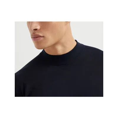 Brunello Cucinelli Blue T-shirts & Vests - T-shirts Men In Blue