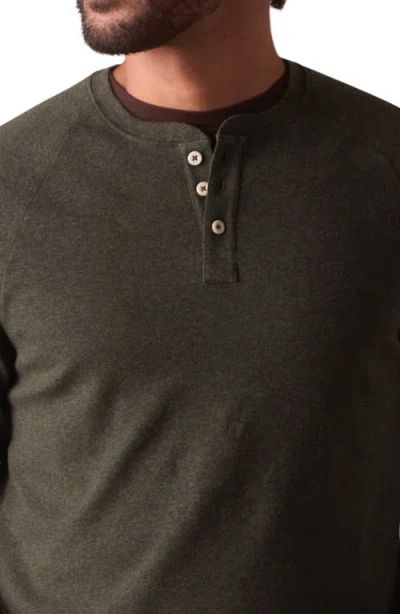 The Normal Brand Puremeso Everyday Henley In Green