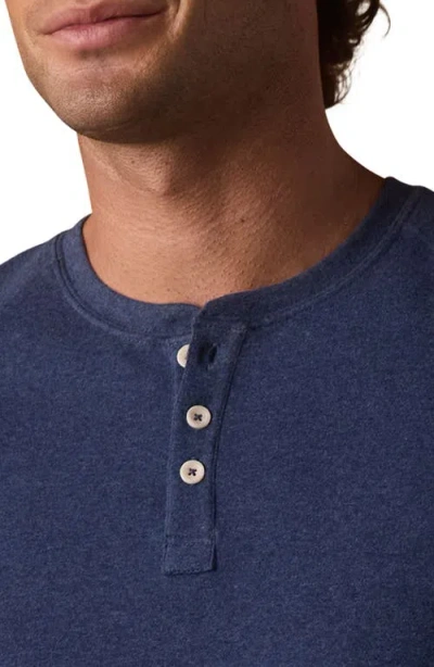 The Normal Brand Puremeso Everyday Henley In Blue