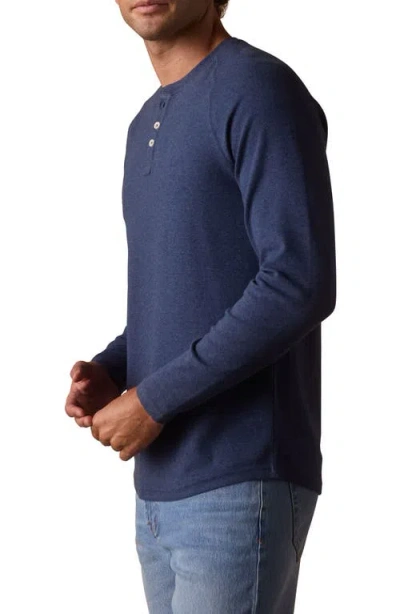 The Normal Brand Puremeso Everyday Henley In Blue