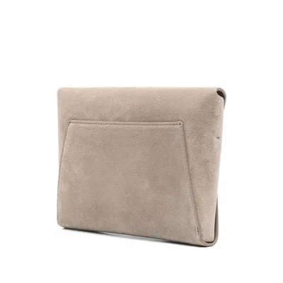 Brunello Cucinelli Grey Clutch Bags Women In Neutral