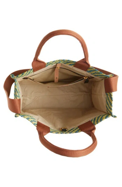 Marni Small Logo Basket Bag In Green