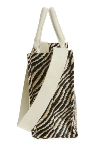 Marni Small Logo Basket Bag In Brown