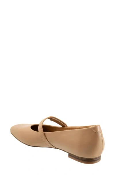 Softwalk ® Hazel Mary Jane Flat In Neutral
