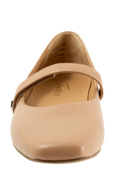Softwalk ® Hazel Mary Jane Flat In Neutral