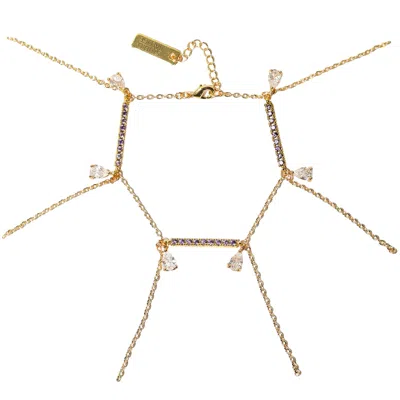 Studio Baloge Women's Gold / Purple Nuit Bracelet In Gold