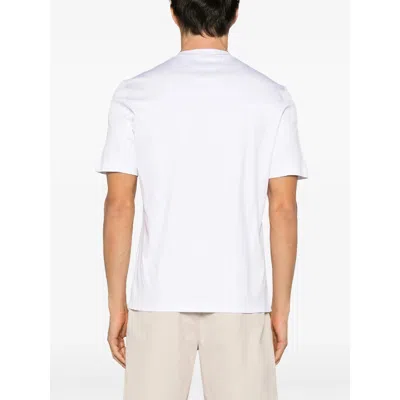 Brunello Cucinelli Cotton Piqué Polo In White