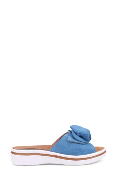 Ron White Frani Slide Sandal In Blue