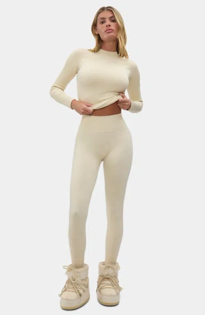 Halfdays Sophia Base Layer Leggings In White