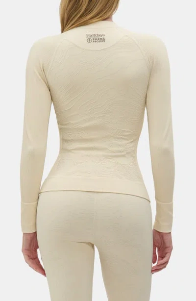 Halfdays Johnson Base Layer Top In White